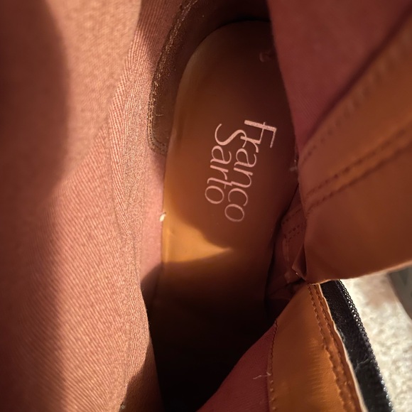 Franco Sarto Women's Kiana Black Leather Tall Zipper Knee-High Boots Shoes 7M - Picture 2 of 16